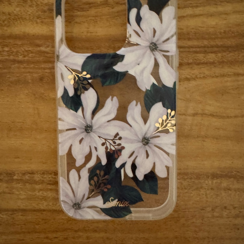 Floral Phone Case - White and Green by Sonix iPhone 15 Pro
